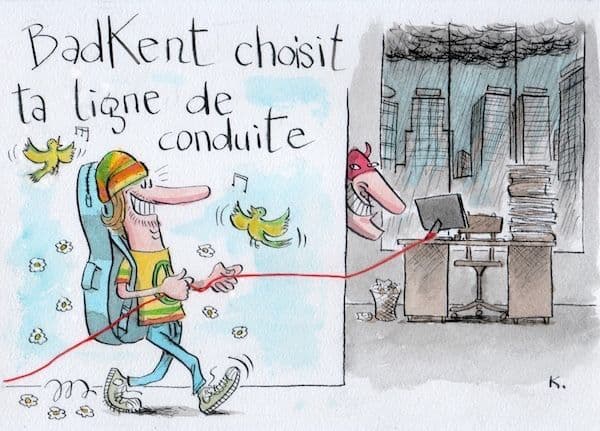 Ligne de conduite et fil rouge